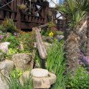 정원이있는 카페 이미지