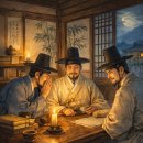 ◈주제별 한자성어(9) 미묘한 불협화음, 겉과 속의 불일치 이미지