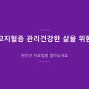 고지혈증의 이해와 관리 이미지