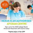 Nexus is an authorised AP Exam Centre in Malaysia 이미지
