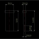 금형에 쓰이는 GUIDE PIN 과 TWO STEP PUNCH(PIERCING) 작도리습 이미지