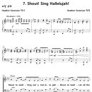 The Silence And The Sound 7. Shout! Sing Hallelujah! (H. Sorenson) [WELC] 이미지