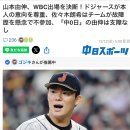 야마모토 wbc 나온대 사사키는 안나오고 이미지