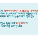 [학생역량관리센터] 비교과프로그램 BU-POINT 지급 절차 및 학생역량관리시스템(BEST) 만족도조사 안내 이미지