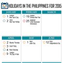 [필리핀 어학연수] 2015년도 필리핀 공휴일 이미지