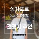 [싱가포르]두번째 신혼여행지 싱가포르 여행후기(머라이언파크 야쿤카야토스트, 마담투소, 유니버설...