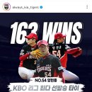 타이거즈 양현종 , KBO 리그 최다 선발승 타이 달성.record 이미지