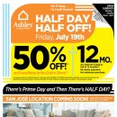 [ 하와이 쇼핑 / 생활 ] Ashley Homestore & Furniture(클래식 가구 전문점)] 세일정보(Half Day Half Off) - 2019년 7월 16일 ~ 22일 이미지