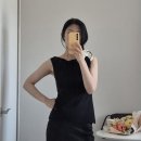 여름 페미닌룩 반팔 트위드자켓 이너 추천 메이버유(MAYVER U) BALM OFF-SHOULDER SLEEVELESS T-SHIRT 후기