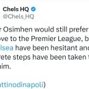 일 마티노)오시멘은 여전히 프리미어리그 이적을 선호하지만 첼시는 주저했고 구체적인 조치를 취하지않았다 이미지