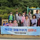공동체활동 국화꽃 모종 식재 및 김매기 이미지