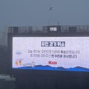 우산도 없어서 비가 좀 그쳐야 야구장을 탈출할텐데 그칠 기미가 안보이는군요 이미지