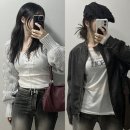 애즈온 아일렛 슬리브리스 / 칼리 부츠컷 팬츠 / 레터링 롱슬리브 후기