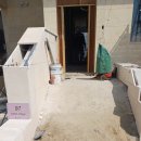 용산-현장-675 | 인천 송도 단독주택 타일 · 레미탈 곰방 작업 후기 (계단 고중량 자재 운반)