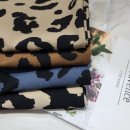 J2420 | 원단마트 올해 유행 모르니 폴리실크 원단 BIG호피 4컬러 블라우스 천