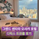 그랜드 센타라 호텔 오사카 디럭스 트윈룸 - 아이랑 함께한 연말연시 여행 숙소 선택 후기