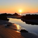 다대포의 저녁노을 이미지