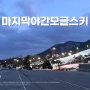 [이미지] 23/24시즌 지산리조트 마지막 야간 모글스키 전경입니다. 2024년 3월 2일 토요일 이미지