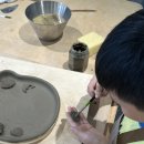 도자기놀이 | 전주 아이와함께| 전주 에코시티 모래놀이 키즈카페 [샌츠] 도자기 클래스 후기