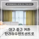 한라하우젠트아파트경로당 | 대구시 중구 커튼설치 태평로 한라하우젠트센트로 아파트의 거실과 안방 후기