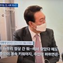 대통령이 선물받은 개를 다른데 보내는 걸 비판하는 이미지