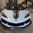 디테일링 차고 | 대구 손세차 전문점 콜벳 C8 디테일링 벌레 타르 오염 완벽 제거 후기