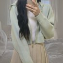 더바넷 the Barnnet 포쉬 니트 집업 후디 후기 / Mint Posh Knit Zip-Up Hoodie, 내돈내산 니트 집업 추천