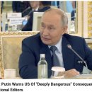 Putin explains the battlefield in Ukraine. 이미지