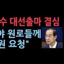 한덕수 대선출마 결심..여야 원로들께 지원 요청,&#39;시사오늘&#39; 보도 성창경TV﻿ 이미지