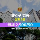 대덕공인중개사사무소 | 대전시 대덕구 법동 에바다공인중개사사무소 실매물 아파트 월세