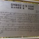 김여물 장군 묘 및 신도비 이미지