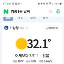 날씨 미친거 같은데 ㄷㄷ 수원 32도.... 이미지