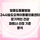 24시위드동물병원(정왕동동물의료센터) | 영종도동물병원 24시송도오케이동물의료센터 장기적인 건강 파트너 선정 기준 분석