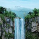 정방폭포 이미지