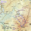 장룡산-서대산 등산지도(옥천군)| 이미지