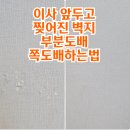 도배를미 | 쪽도배하는법 오피스텔 벽지 찢어짐 부분도배로 깔끔하게 해결