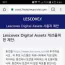 Lescovex Digital Assets 개선을위한 제안.투표 이미지