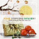 추석 선물 안전한 먹거리 GAP농산물-국립농산물품질관리원, 농협 하나로마트 판매 이미지