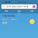 주말 삼성산 날씨... 이미지