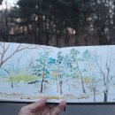 초안산숲속작은도서관 | 초안산 하늘꽃 정원에서 숲속 치유데크 지나 중랑천 그녀