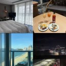 오션라운지 | 시그니엘 부산 프리미어 더블 오션뷰 수영장 살롱드시그니엘 라운지 조식 후기