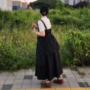 레트로맨스 | 생활 한복 원피스 추천 레트로맨스 '23 블랙 말기 겹 원피스' 내돈내산 후기