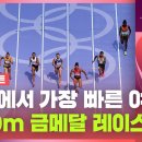 "지구에서 가장 빠른 여성" 도파민 터지는 파리올림픽 육상 100m 예선전.gif 이미지