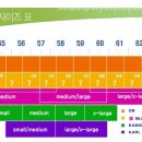 모자 사이즈 표(뉴에라 등 참고) 이미지