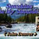 Sunshine on my shoulders 이미지