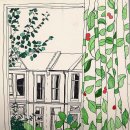 힐링 어반 스케치 이미지