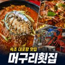 대포항 | 속초맛집 머구리횟집｜대포항 물회 우럭매운탕 오징어순대 후기