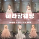 파라팜 | 더베뉴지서울 홀패키지 파라팜 웨딩 촬영용 드레스 셀렉 후기