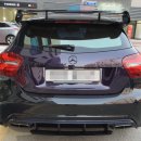 A45 | 중고로 차량 구입 후 엔진오일 교환을 위해 과천에서 입고 된 벤츠 W176 A45 AMG 4matic 모빌1 골드 0...
