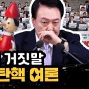 윤석열의 거짓말 거세지는 탄핵 여론 이미지